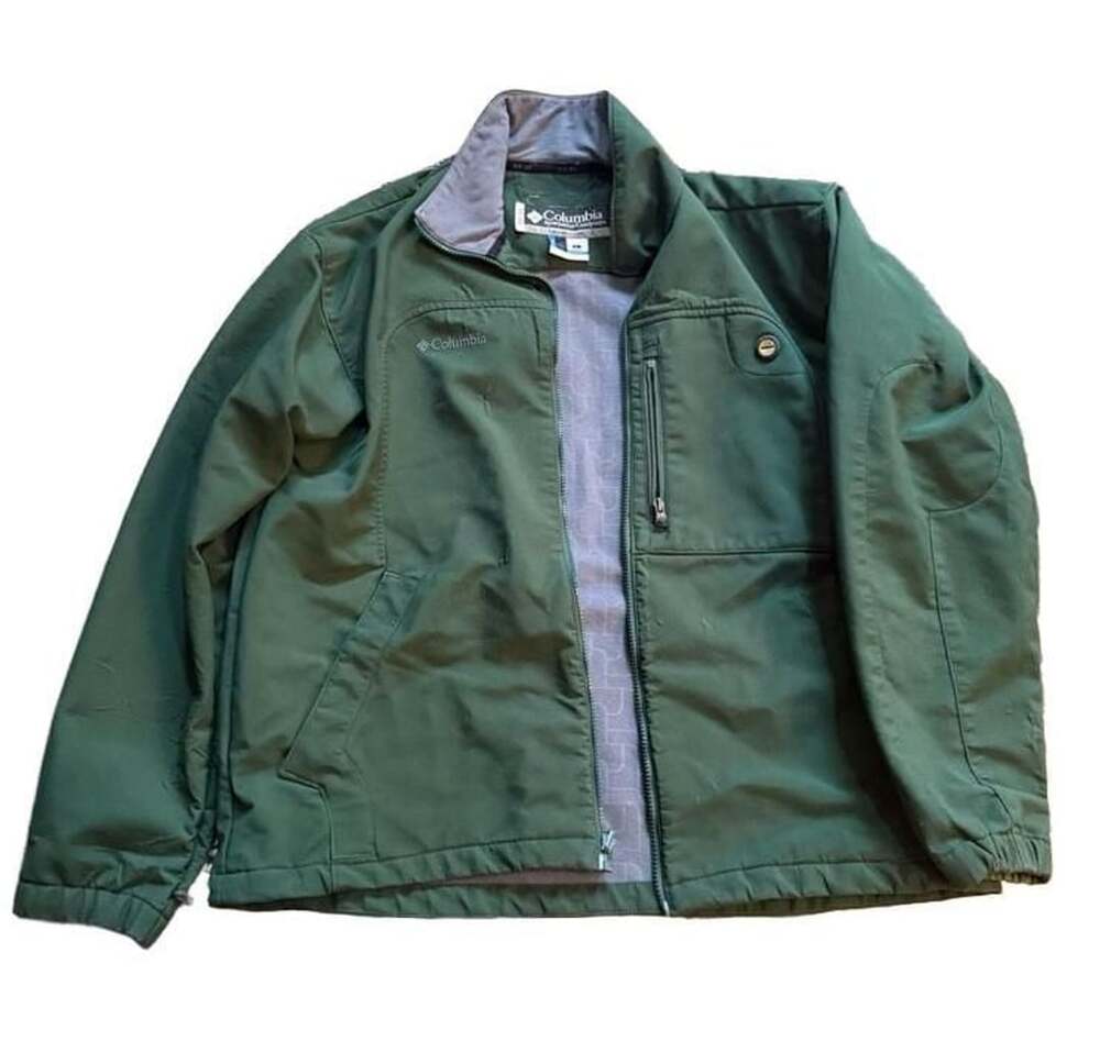 Columbia Green Softshell Jacket Size XL